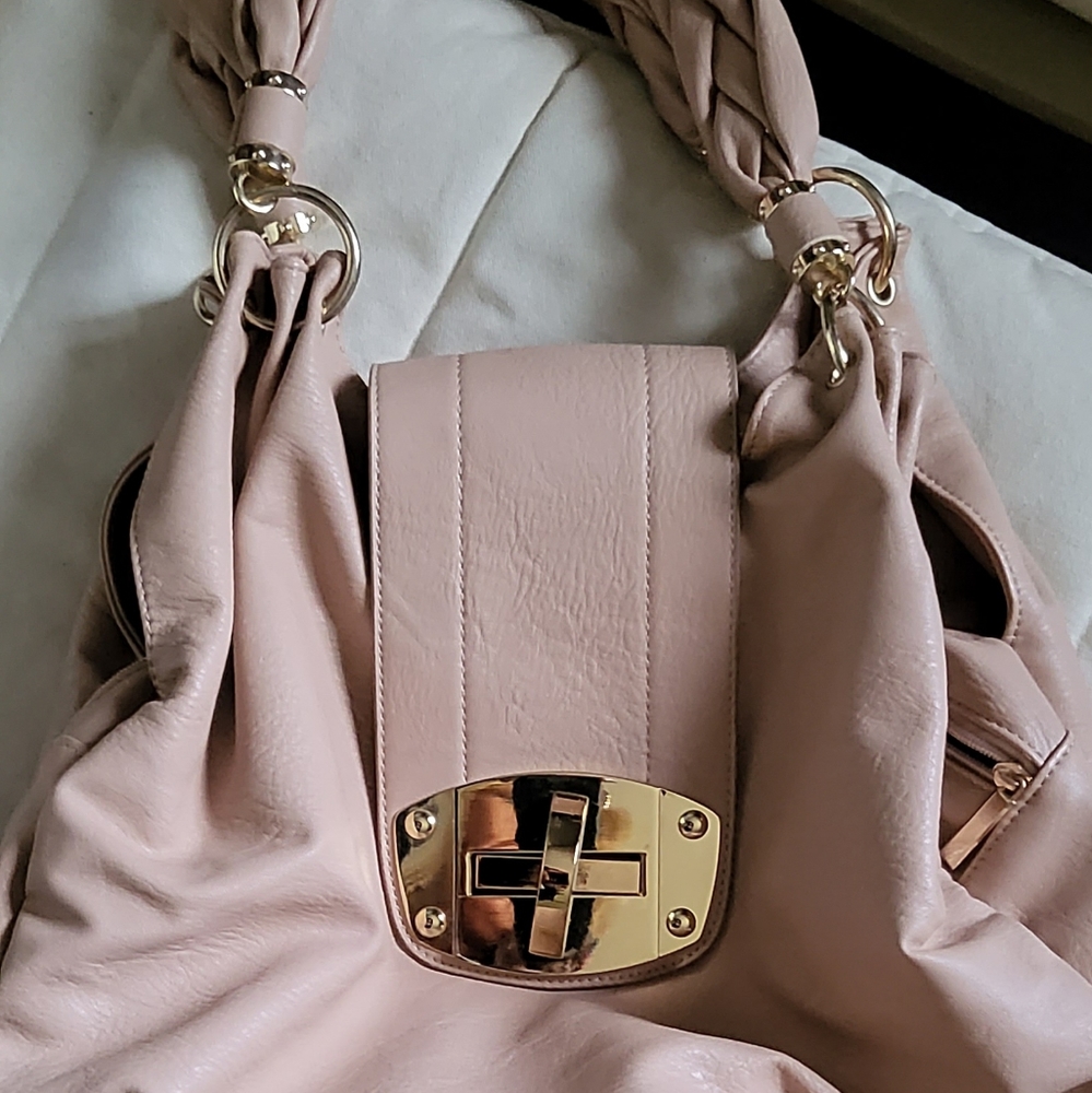 Hobo bag cream color
